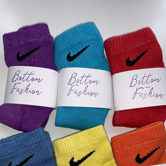 Nike Solid Colored Socks (Purple) - Picture 3 of 3
